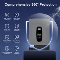 DATOUBOSS 48v onduleur 230v solaire hybride 220-240V norme ue royaume-uni prend en charge le fonctionnement de la batterie système de Protection BMS 120A MPPT 3