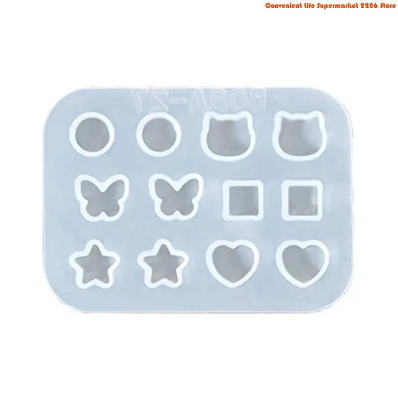 E06E Designs and Craft Supplies Unique Elegant Earrings with Versatile Silicone Mould for Jewelry Lovers Daily Use