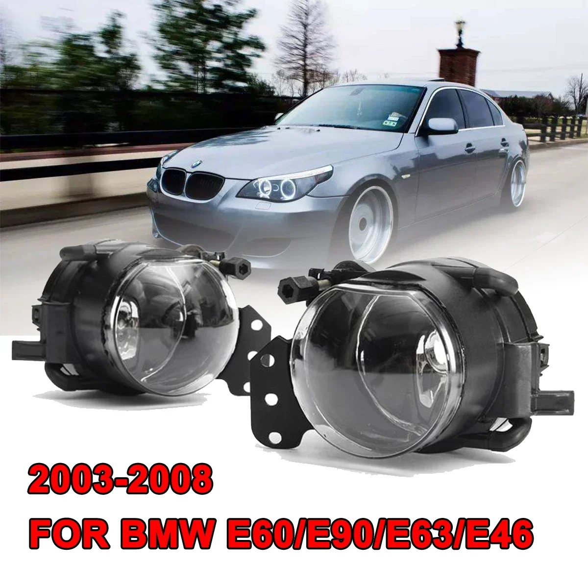 

2 шт., передние противотуманные фары для BMW E60 E90 E63 E46 323i 325i 525i