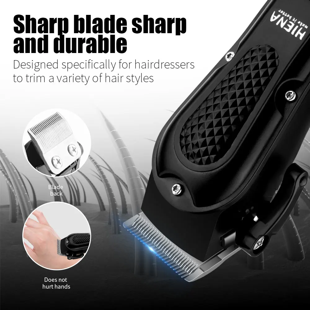 HIENA professional Hair Clipper for Barber shop HYN-212 Electri Hair Trimmers cutting machine men's clippers Shaver appliance