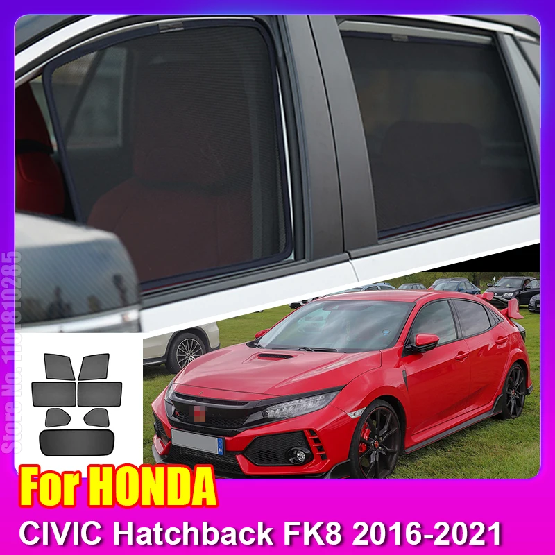 

Магнитный солнцезащитный козырек для Honda CIVIC Hatchback FK8 2016-2021