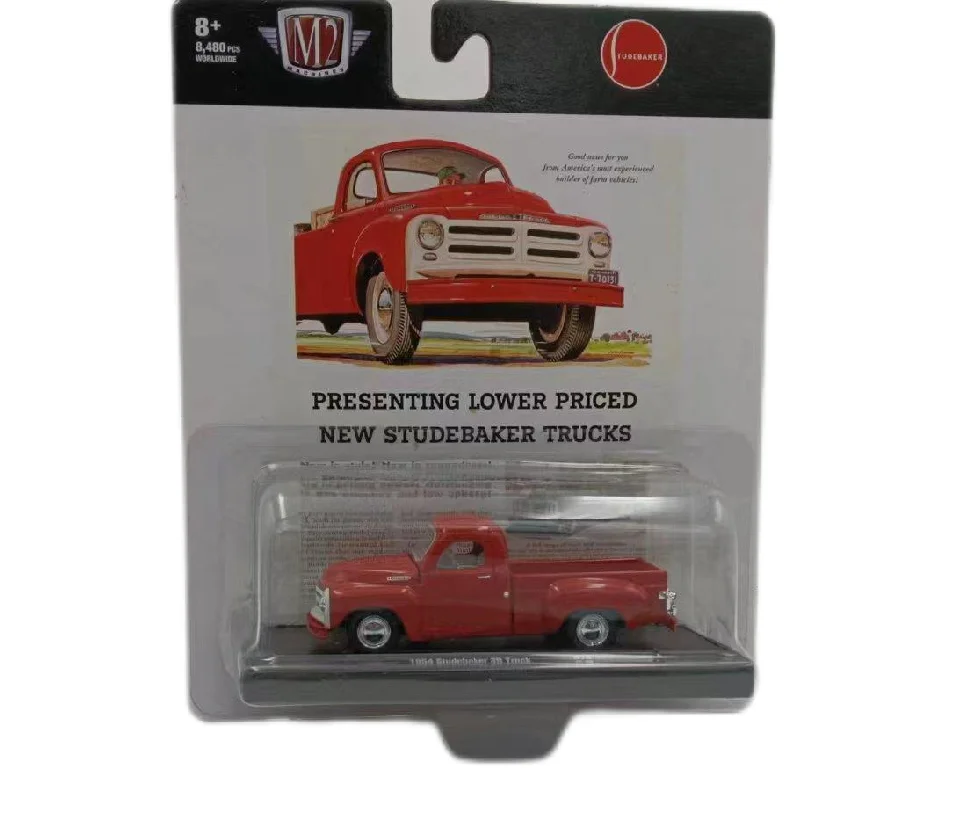 

M2 Machines 1/64 1956 Pickup truck 3R Collection of Die-casting Simulation Alloy Model Car Children Toys