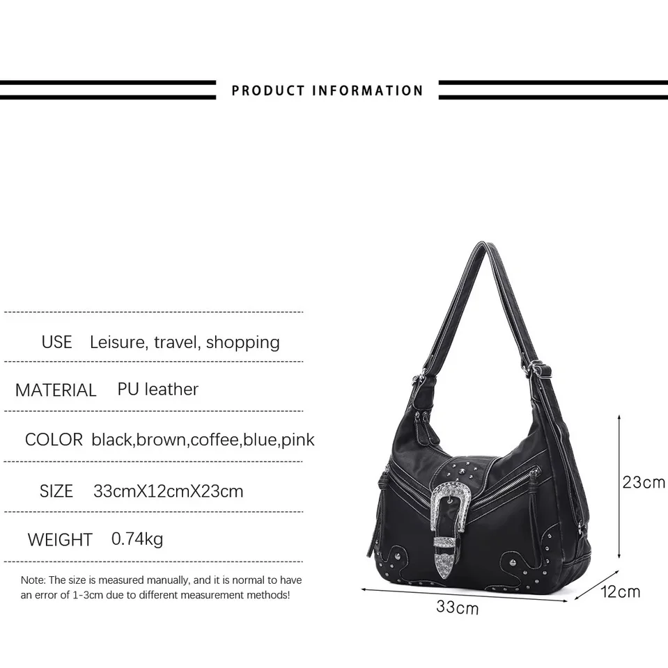 Borsa A Tracolla Donna In Pelle PU – Piccola Borsa A Spalla Con Tracolla Regolabile E Portachiavi Elefante, 20x11x10 Cm