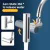 2024 New Kitchen Sink Waterfall Faucet Pressurized Bubbler Splash-proof 4 Modes Spout Bathroom Basin Tap Extender Adapter 4