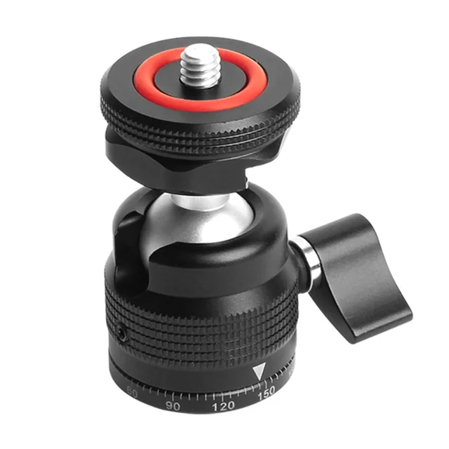 Testa Sfera Treppiede UTEBIT 360° - 2 Pezzi Per Fotocamera, DSLR, Monitor - Foto 5
