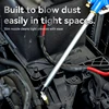 Pneumatic cleaning gun, high-pressure spray gun, car engine oil, dirt, water, and air dual-purpose adjustable air pressure dust 6