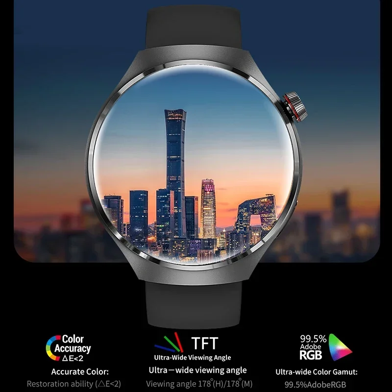 GT4 Pro Ʈ ġ  NFC GPS , AMOLED 360*360 HD ȭ, ɹڼ  ȭ Ʈ ġ, IP68, 2024 ǰ