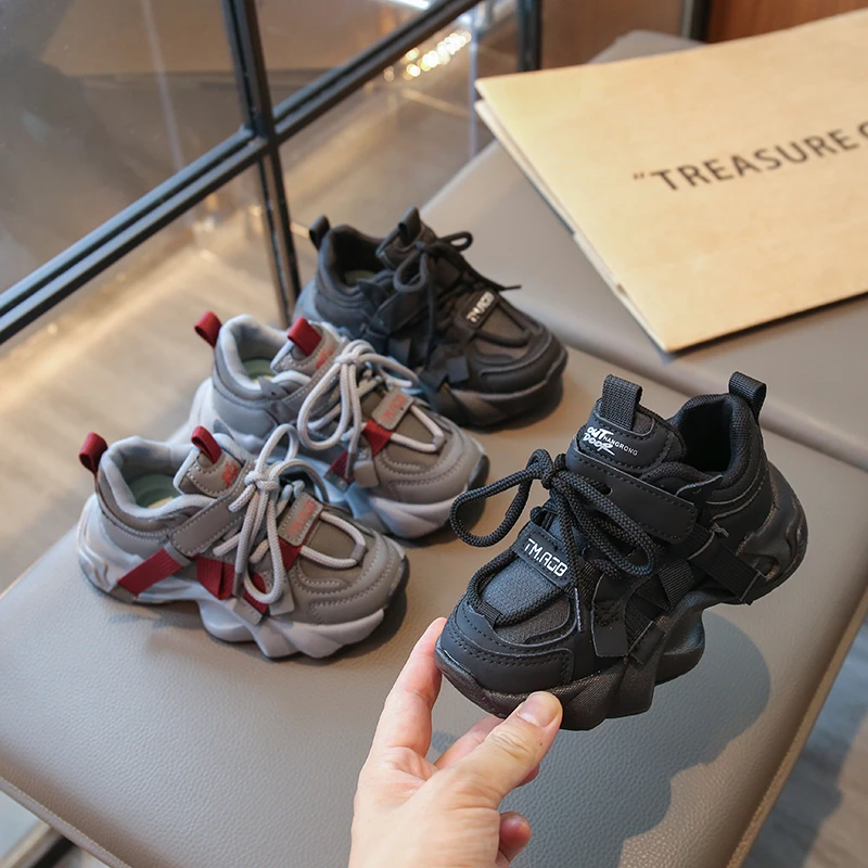 Breathable Non Slip Kids Sneakers for Boys Girls Autumn School Sport Shoes