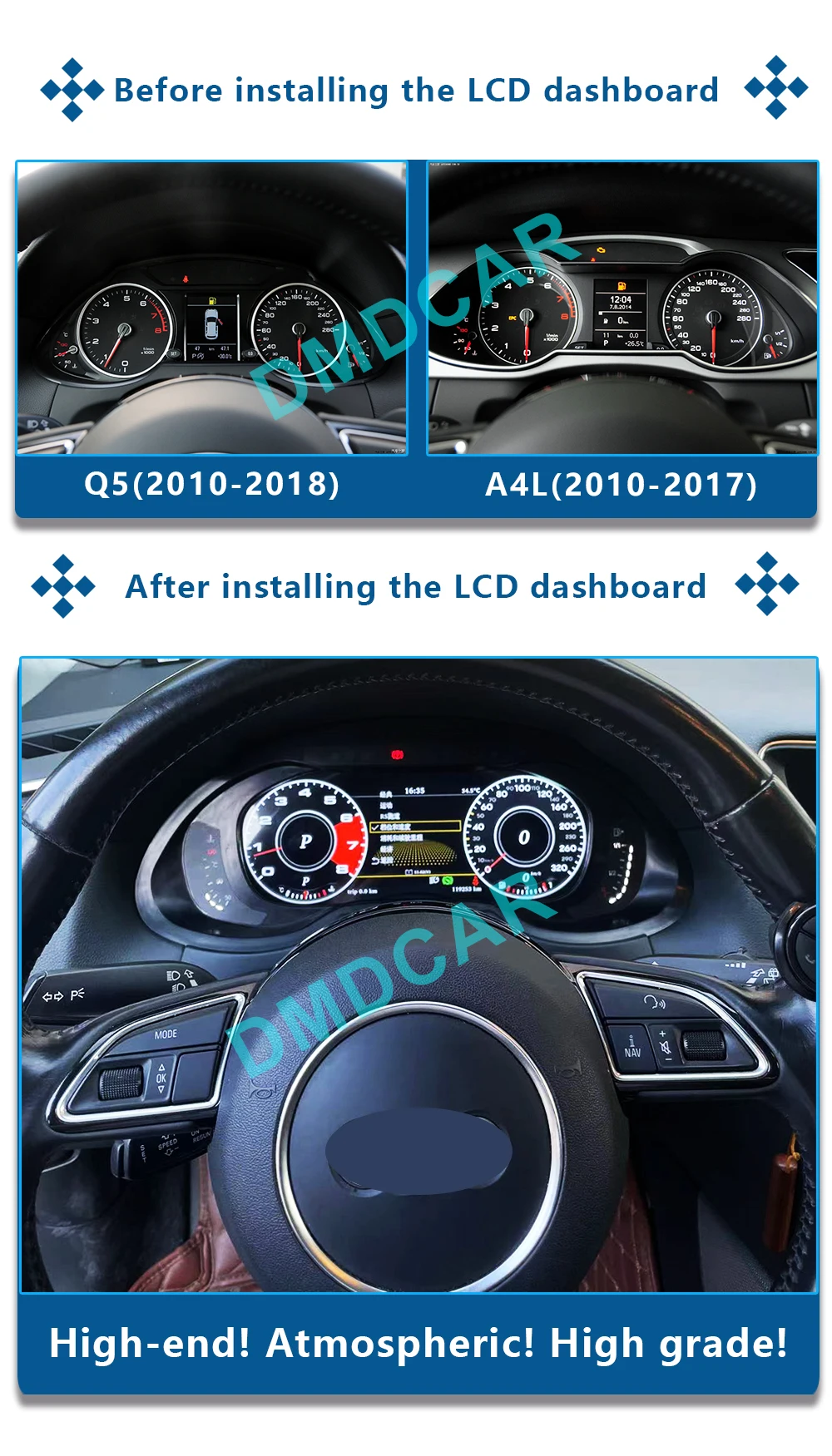 ڵ LCD    г ,   ӵ, ƿ A4L A4 S4 RS4 A5 S5 RS5 Q5 SQ5   HD ũ