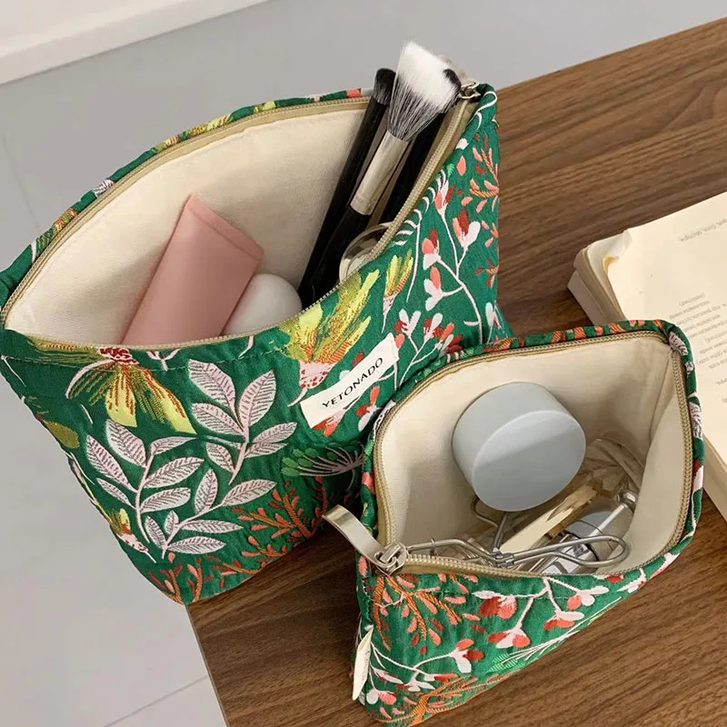 Floral Travel Cosmetic and Toiletry Organizer