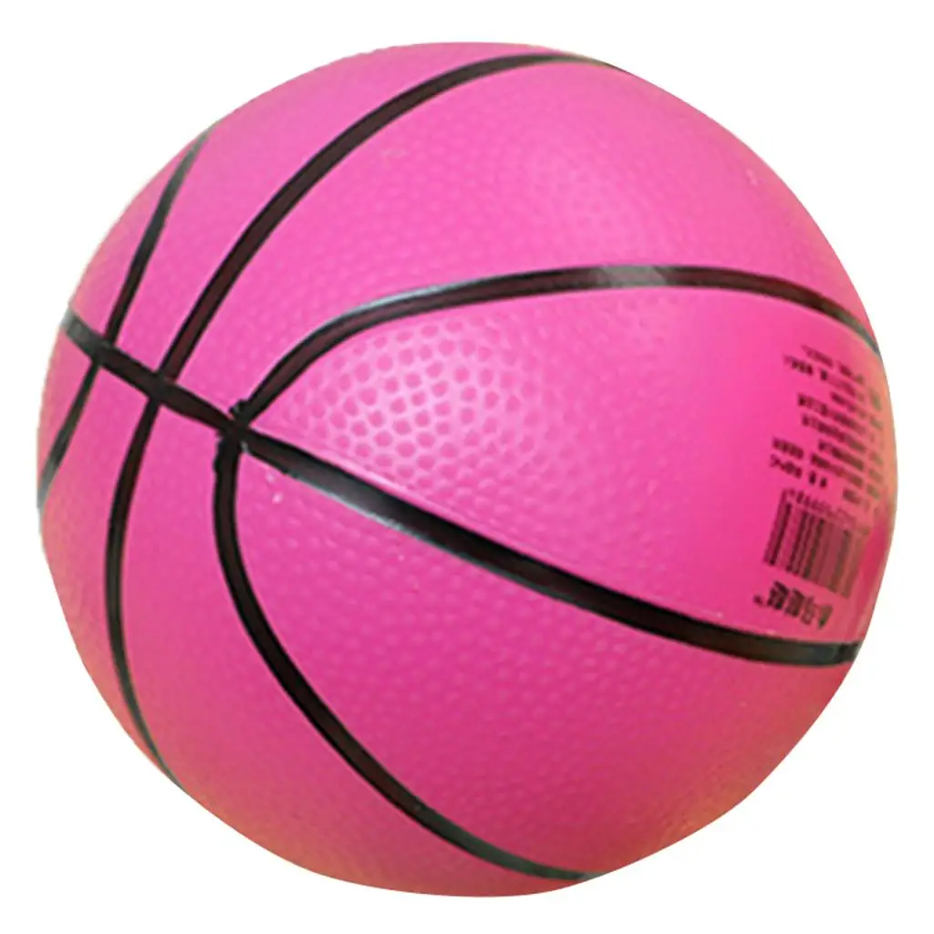 Indoor/Outdoor Game Sport Mini Basketball kids Toy Gift-Rose Red