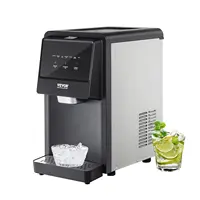 Nugget Ice Maker, 62lbs in 24 Hours, Auto Dispense Self Cleaning Countertop Nugget Ice Dispenser for Home Kitchen Office , 6lbs 1