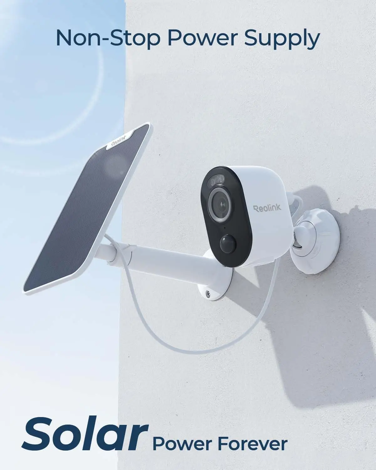 REOLINK 5MP 보안 카메라 실외 무선 2.4G/5Ghz WiFi 배터리 카메라, 홈 허브 중앙 제어 기능이 있는 태양광 패널 추가