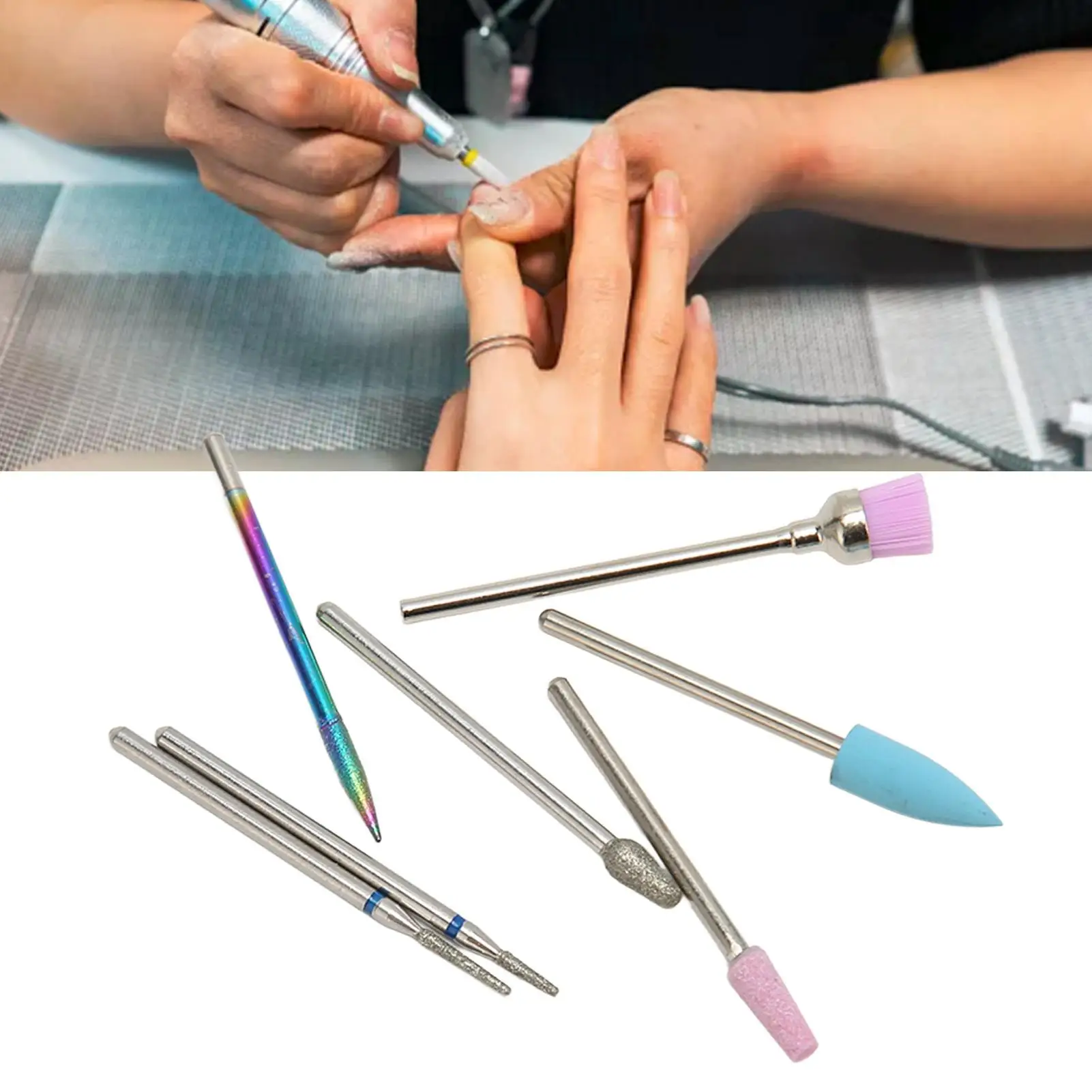 전문 텅스텐 스틸 큐티클 리무버 비트, 네일 아트 살롱