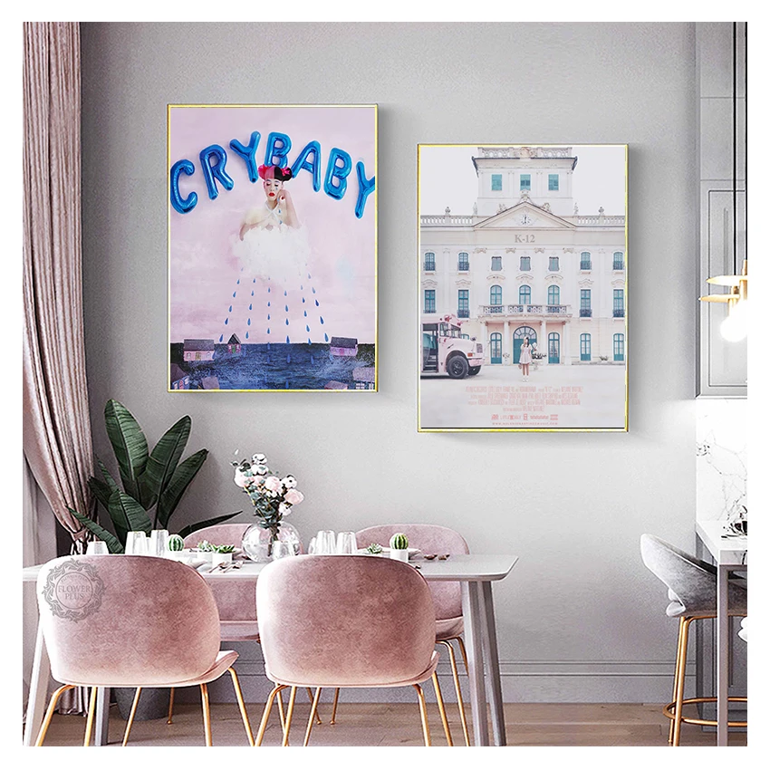 Wall Art Canvas Painting Silk Poster Art Decor Bonnie Cry Home Decor Decorazione Della Parete Baby Hot Album Martiletto Hot Music Singer Star