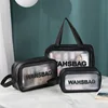 Portable Travel Wash Bag Female Transparent Waterproof Makeup Storage Pouch Large Capacity Cosmetic Organizer Beauty Women Case 6