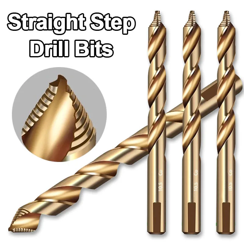 CobaltStepTwistDrillBit,M35HighSpeedSteelStraightShankDrill(3-13mm)forMetalStainlessSteelIron-AliExpress1420