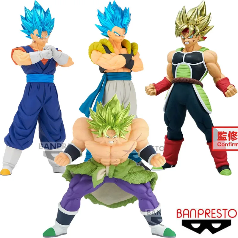 Banpresto Original Blood Of Saiyans Dragon Ball Super Anime Figure Vegito Gogeta Action Figure Toys For Boys Girls Kids Gifts