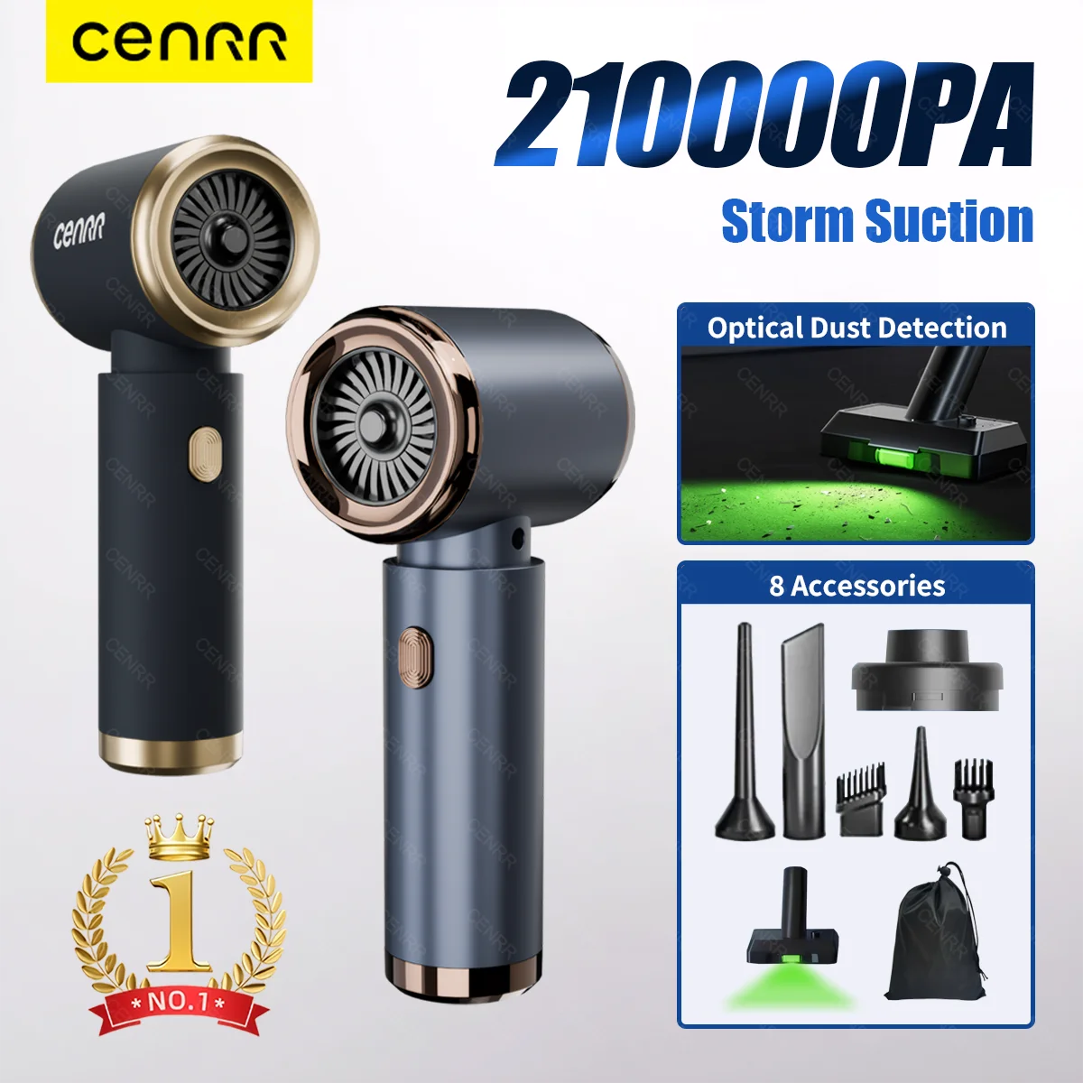 CENRR 210000PA Wireless Car Vacuum Cleaner Portable Cordless Cleaner Strong Suction Vacuum Powerful Cleaning Machine vacuum cleaner wireless vacuum cleaner portable vacuum cleaner