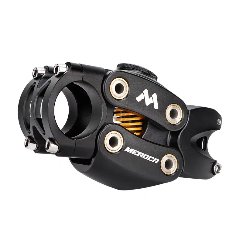 MEROCA Suspension Stem MTB High Strength Aluminum Alloy Stem with Shock Absorption 31.8mm*28.6mm Bicycle Stem