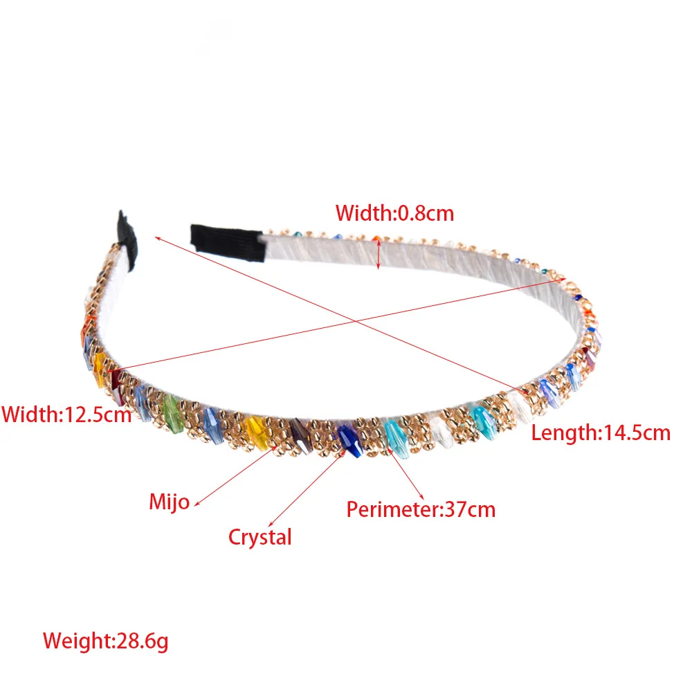 Рисунок 2 - Винтажная блестящая цветная повязка