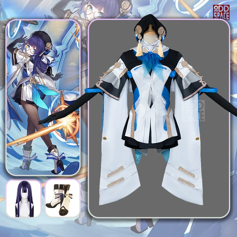 

Honkai Star Rail Game Pelageya Sergeyevna Cosplay Costume Version Full Set Pelageya Wig Shoes Cosplay Costume Outfit Uniform