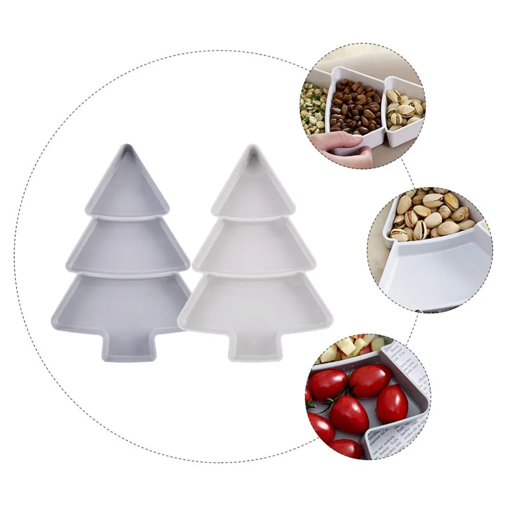 Kreative Weihnachtsbaum Form Süßigkeiten Snacks Nüsse