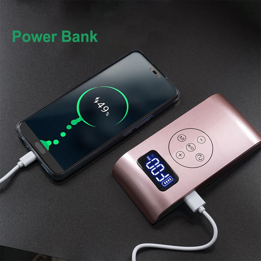 3 in 1 Nail Drill Machine 35000 RPM Wireless Rechargeable Manicure Machine for Polisher Pedicure Electric Drill With Nail Dryer 5