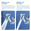 Metal Steel Faucet Extender Aerator Bubbler Nozzle Black 1080° Universal Rotation Water Faucet Sprayer Head for Kitchen Tap 3