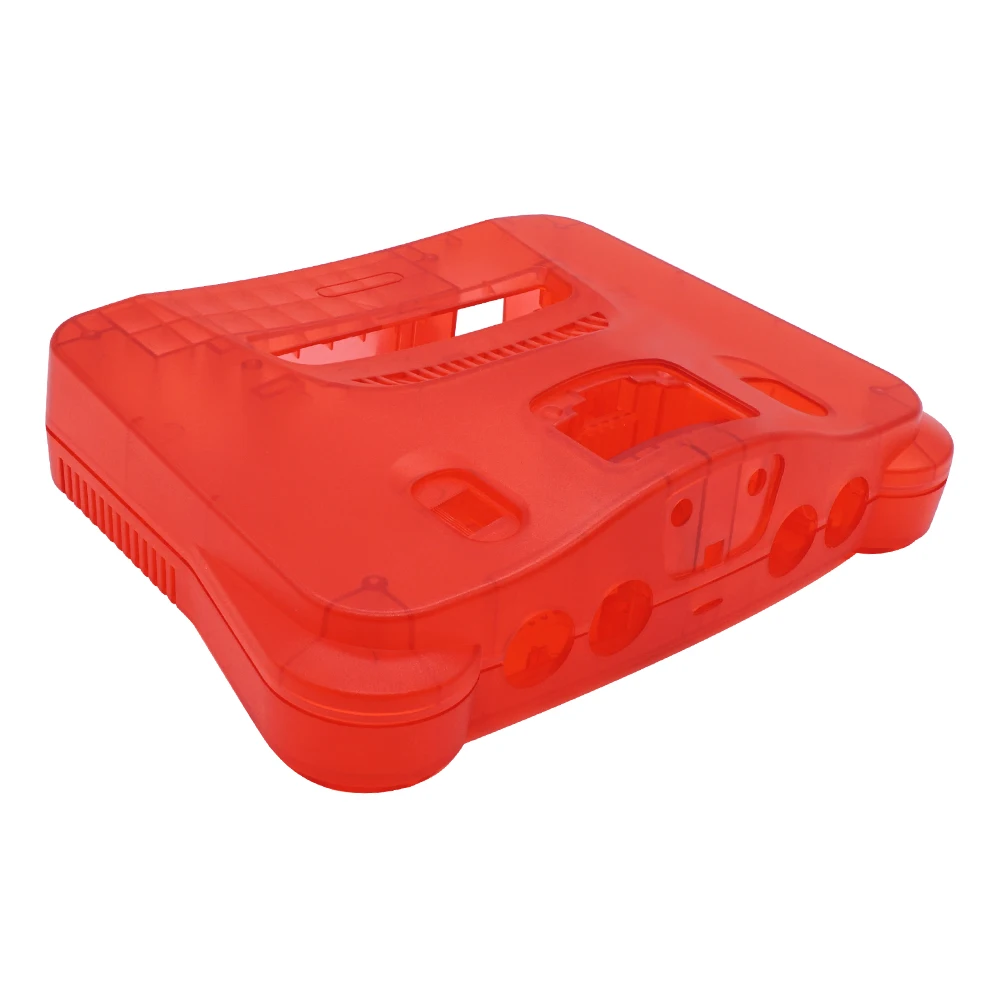 Substituição de Plástico Shell para N64 Console Case Translúcido para Nintendo 64 Habitação Transparente Game Box Shell para N64 Case - Image 4