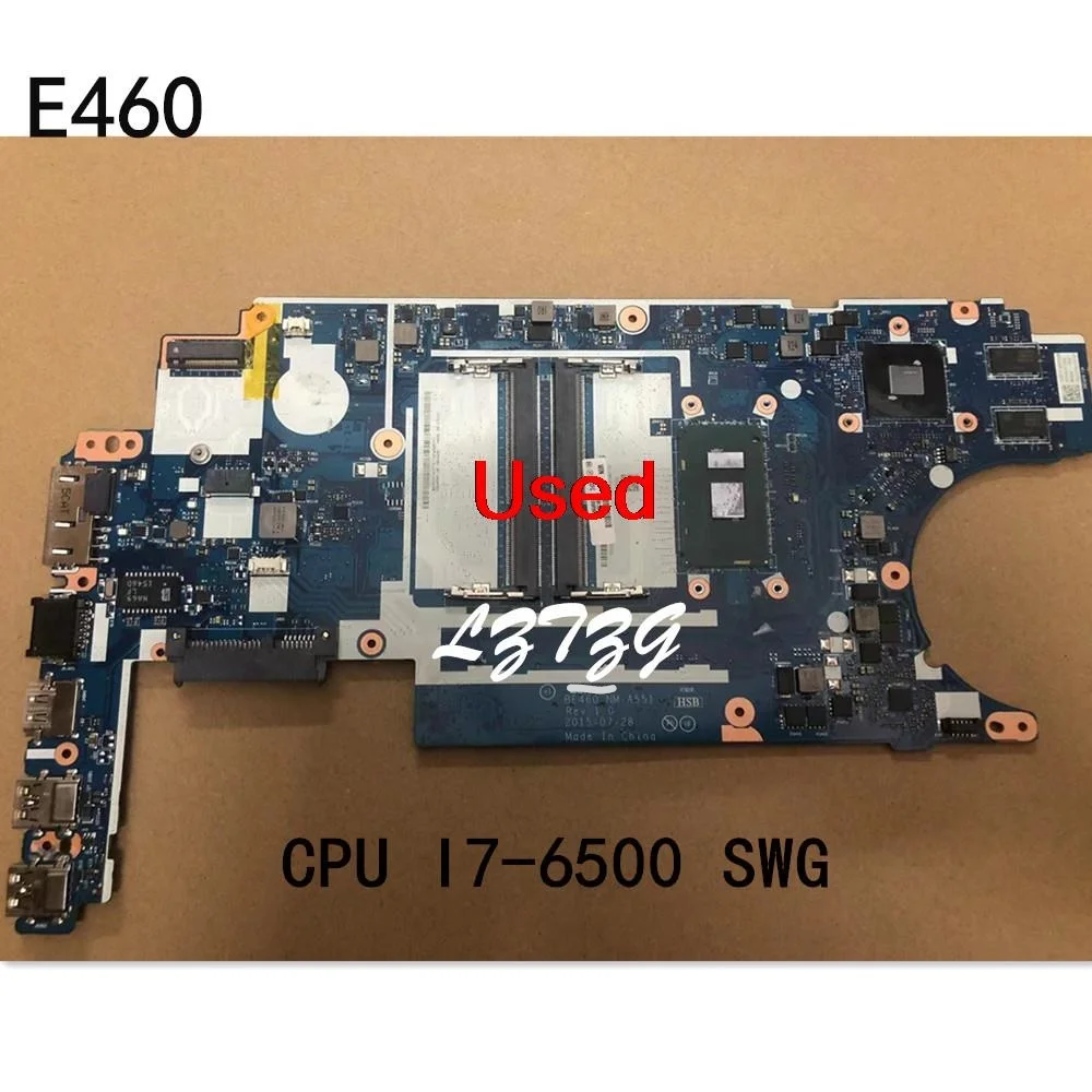 Used-For-Lenovo-ThinkPad-E460-Laptop-Motherboard-main-board-CPU-I7-6500 ...