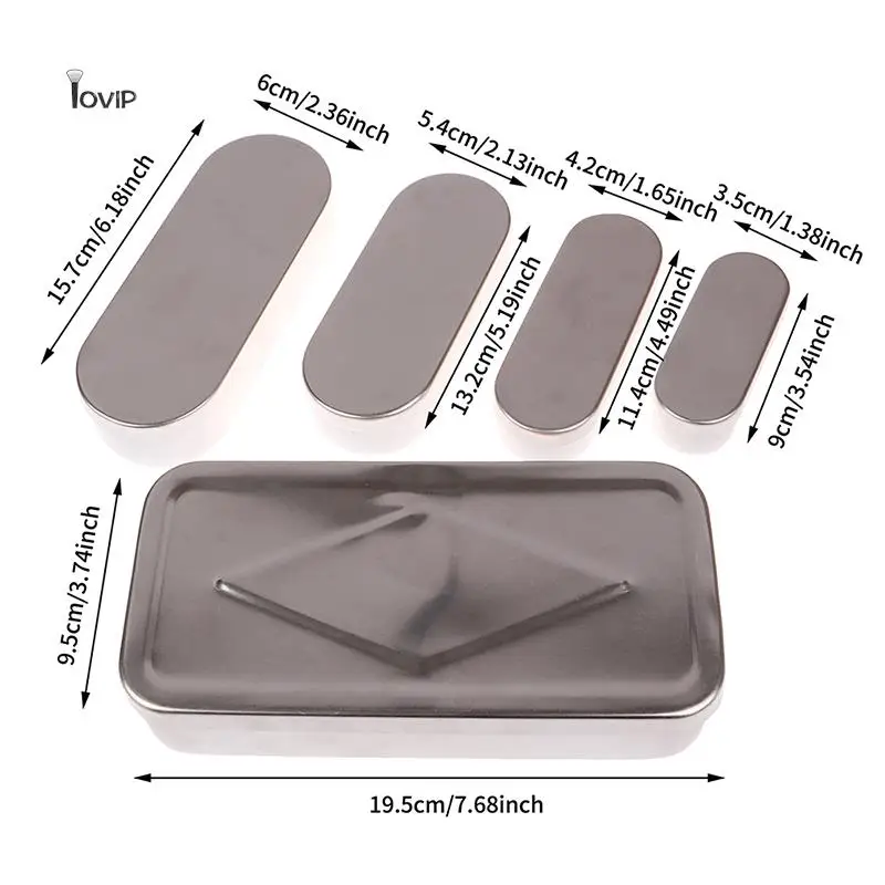 

Nail Disinfection Aluminum Box Nail Sterilizer Sterilizer Box Dental Nail Tools Container Temperature Sterilizer