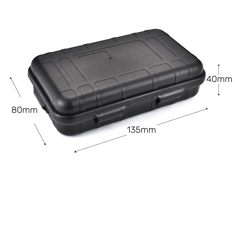 1pc ToolBox Survival Sealed Box Outdoor Waterproof Safety Portable Dry Plastic EDC Tools Camping & Hiking Safety & Survival