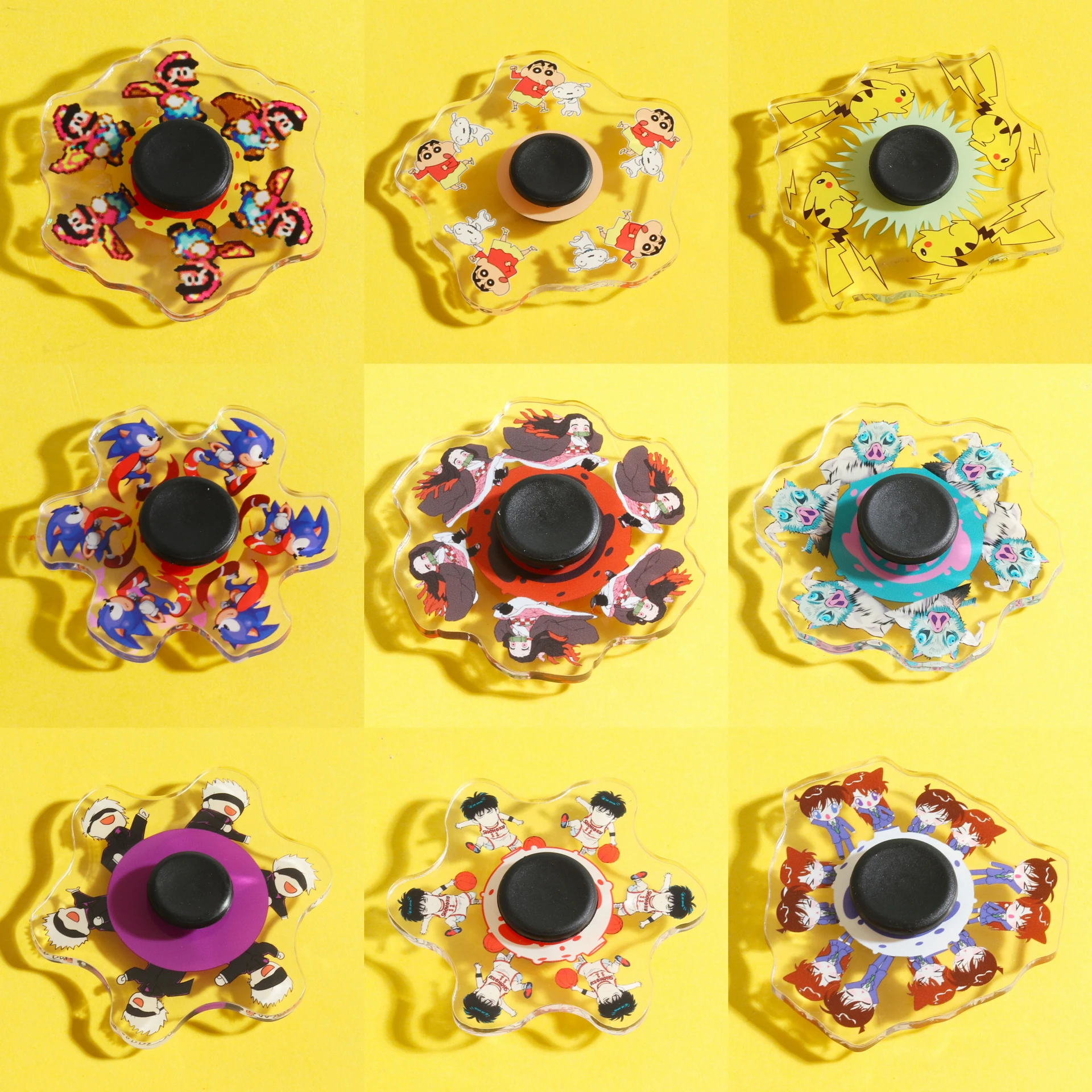 Animated Fidget Spinner Toys Fun Cool 
