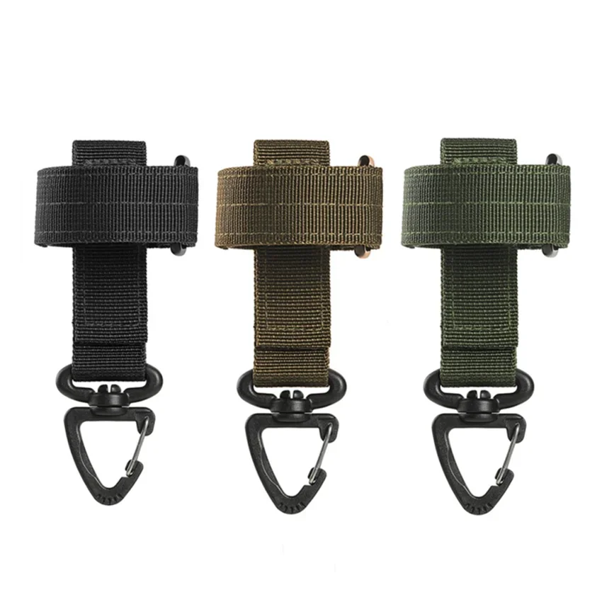 Multi-purpose Nylon Gloves Hook Work Outdoor Hunting Gloves Safety Clip Tactical Climbing Rope Anti-lost Camping Hanging Buck