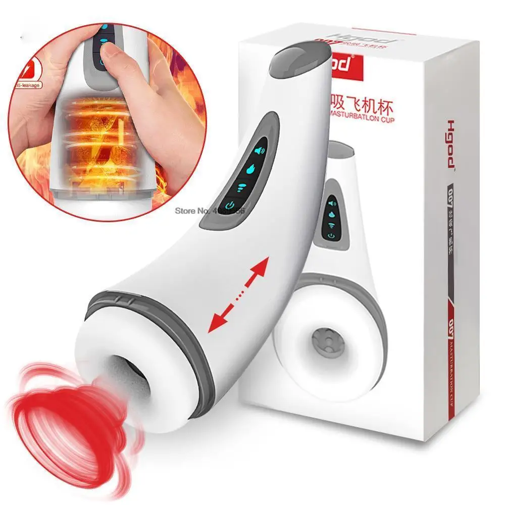 Automatic Sucking Masturbation Cup With Heating And Vibration_voghion.com