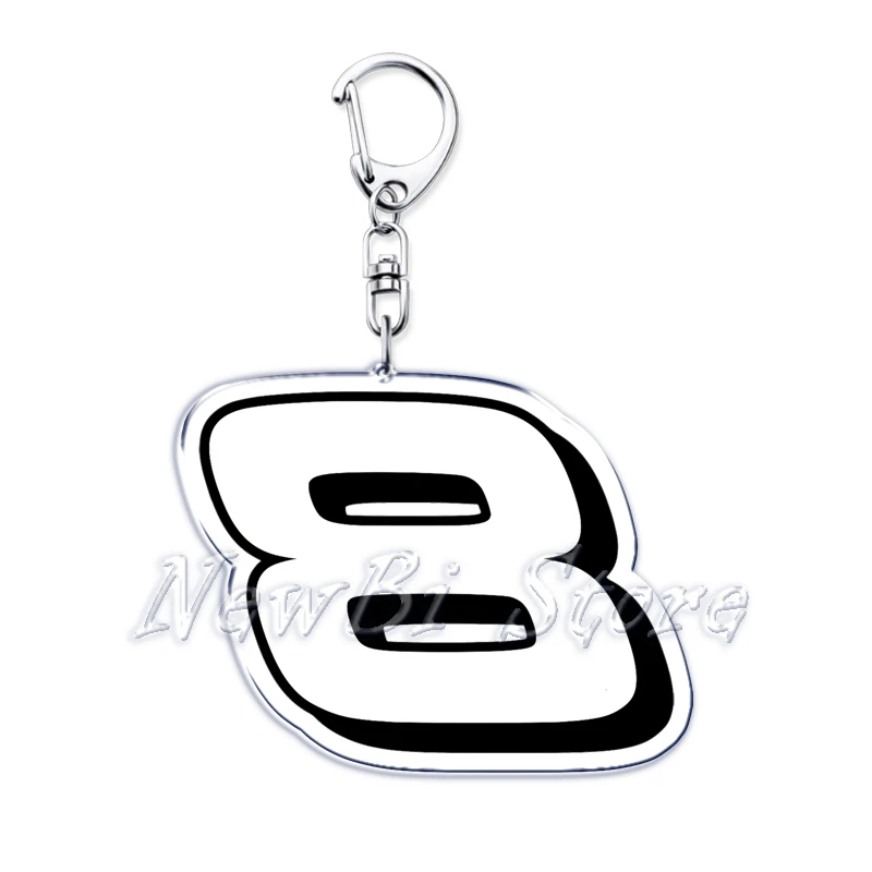 Beliebte beliebte Auto Rennwagen Schlüssel bund für Frauen Zubehör Nummer 88 3 Lager Auto Anhänger Keying Schmuck Freunde Fans Geschenk – Detail 6