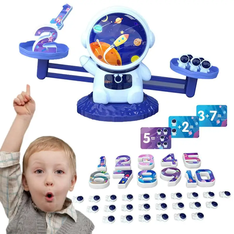 

Astronaut Balance Math Game Astronaut Balance Counting Toys Scale Preschool Learning Activities Educational Toys For 5Yeas Old