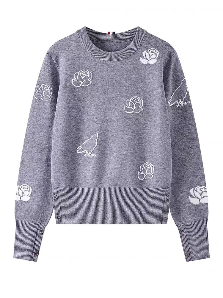 Golf Clothing Autumn New Product Women's Outdoor Sports Jacket Comfortable Round Neck Sweater Multi functional Knitted Thin Top