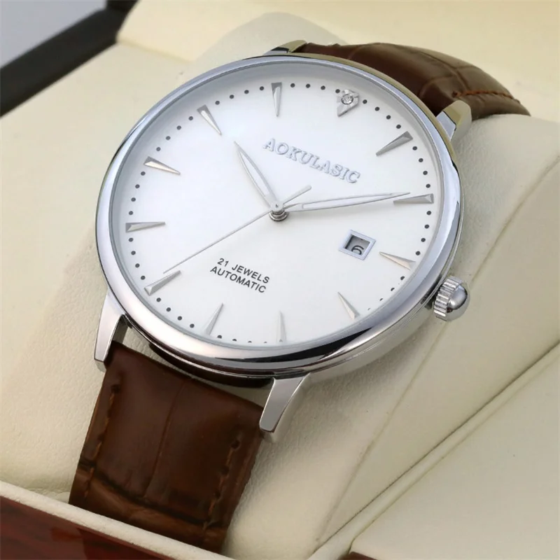 Men Wristwatch Automatic Mechanical Waterproof Sport Calendar Clock 541