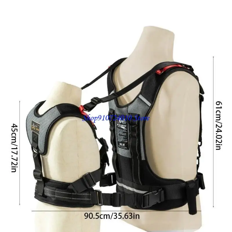 77HD 경량 반사 사이클링 하네스 또는 어린이 야간 야외 활동