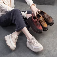54475-69b27b.jpg Women’s Genuine Leather Platform Sneakers Chunky Wedge Shoes