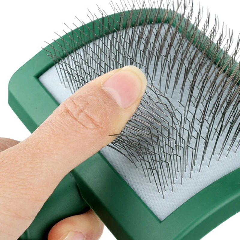 애완 동물 강아지 제모 바늘 빗 모피 트리밍 청소 브러시 ??グル루 도구 고양이 Detangler 강아지 개 슬리커 애완 동물 액세서리