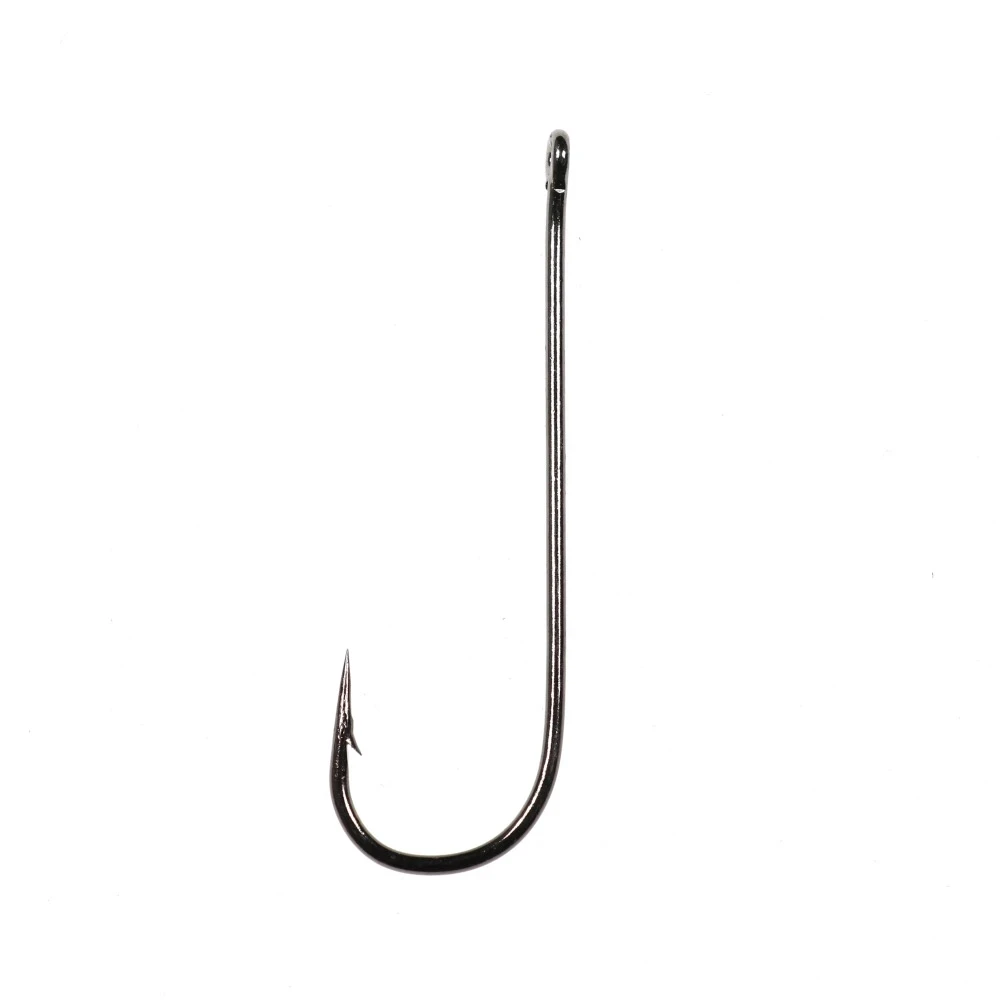 Elllv 100pcs #16 - #4/0 Aberdeen Long Shank Fine Wire Fishhook