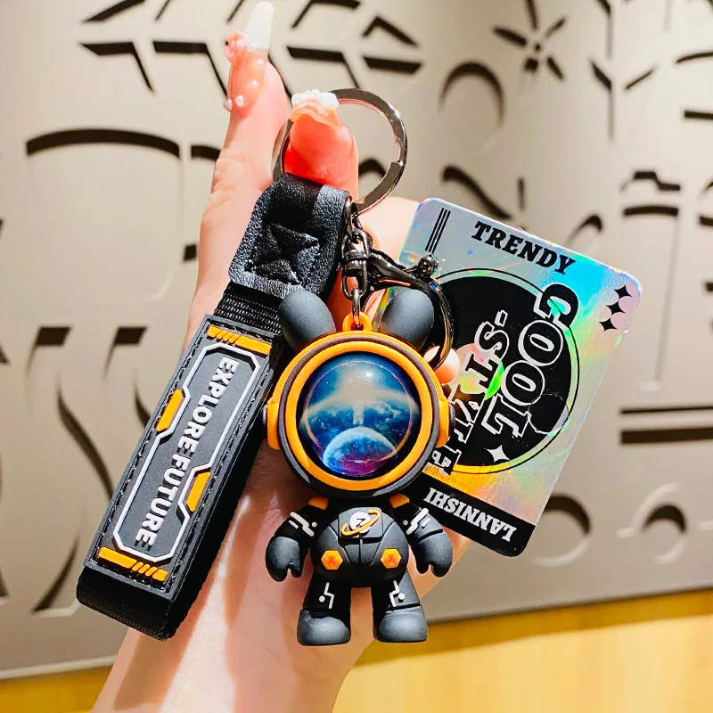 男の子と女の子のためのウサギの形をしたキーホルダー,宇宙飛行士の形