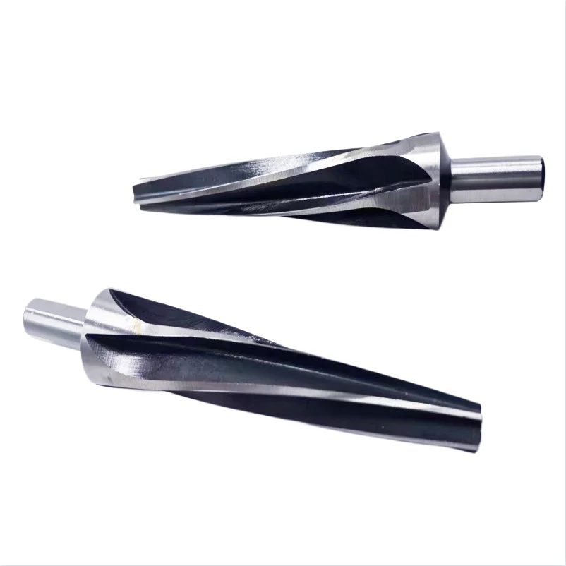 7 degree/10 degree HSS spherical spiral taper reamer, suitable for deburring machine tools for automotive and truck towing rods