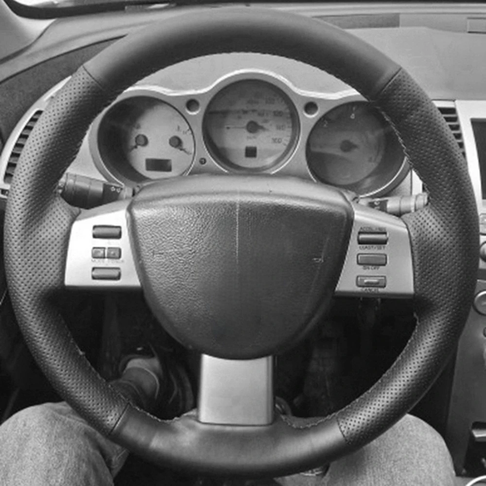 

Оплетка «сделай сам», противоскользящая искусственная кожа для Nissan Quest Altima Maxima Murano, автомобильные аксессуары