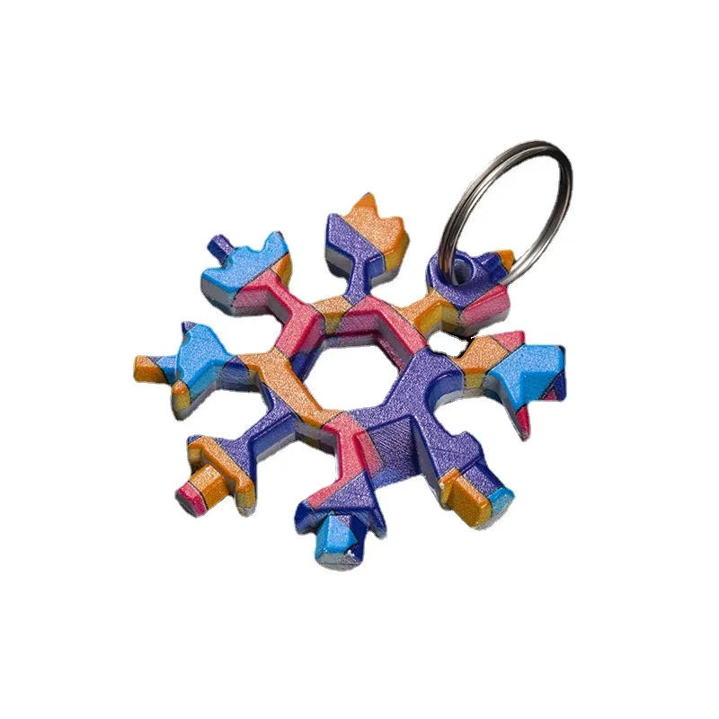 Snow Wrench Tool Spanner Hex Wrench Multifunction Camping Outdoor Survive Tools Bottle Opener Screwdriver multi function tool keychain tool 18 In 1