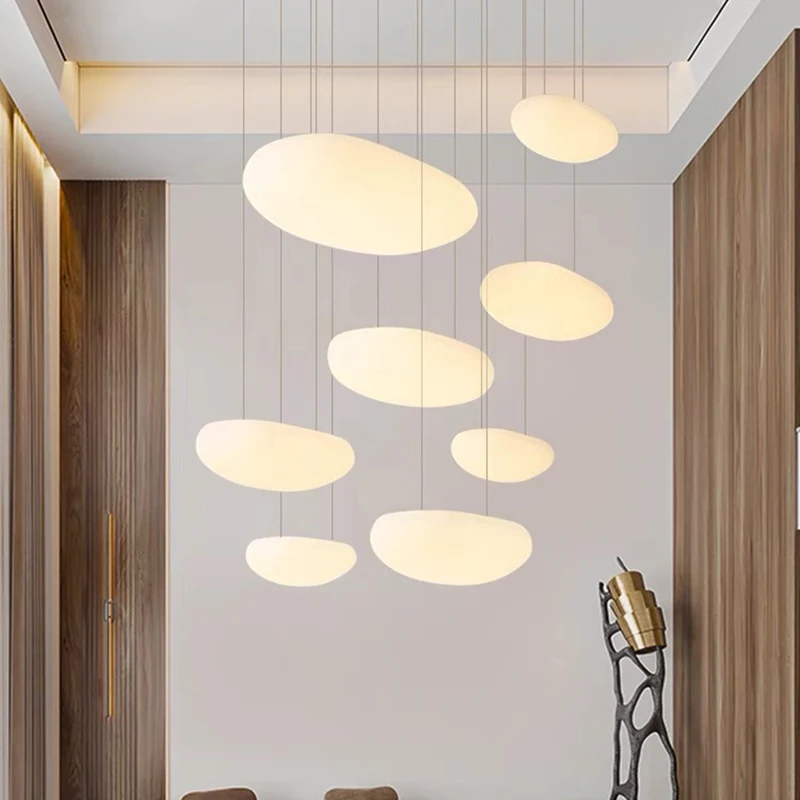 Nordic home decoration, stair chandelier, living room bedroom and dining room Pendant lights, ceiling light, indoor lighti