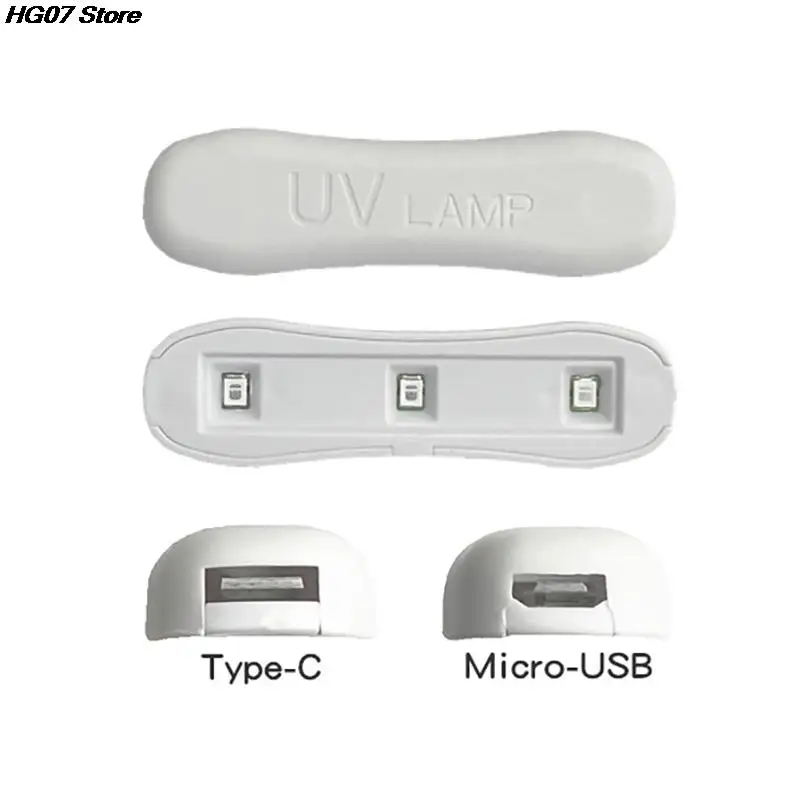 Car Glass Repair Curing Lamp Mini Resin Curing Glue UV Lamp Lighting Set Tool Car Front Windshield Glass Crack Repair Tools 1PC